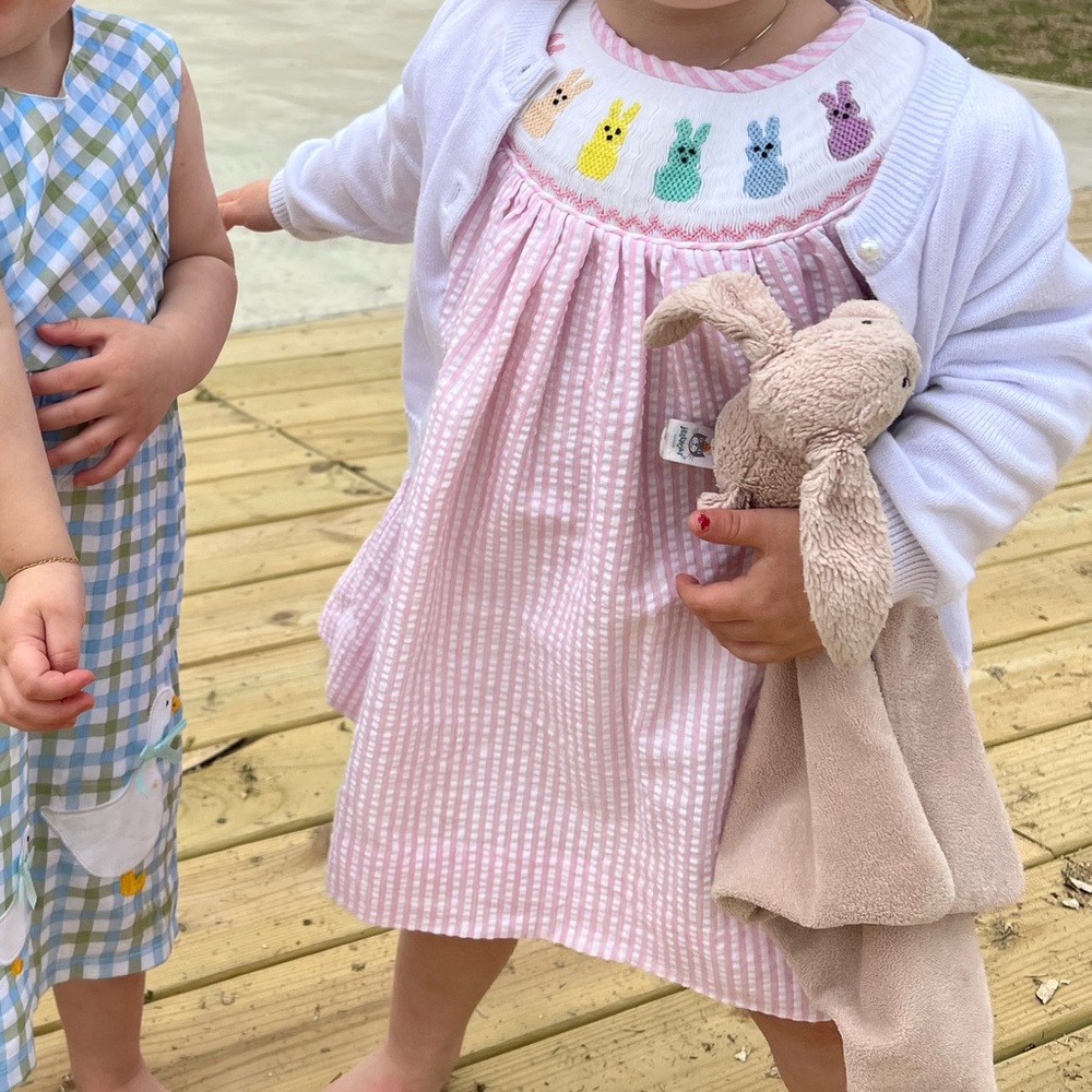 Poppy Kids Co smocked Easter dress! 2T